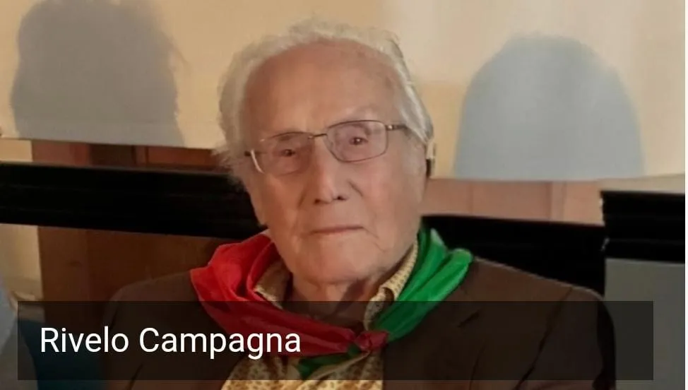 Morto Rivelo Campagna il partigiano centenario