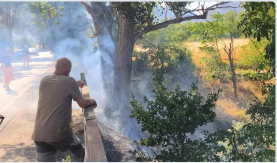 La Quaglia, incendio minaccia l'area. Sorpasso alle fiamme