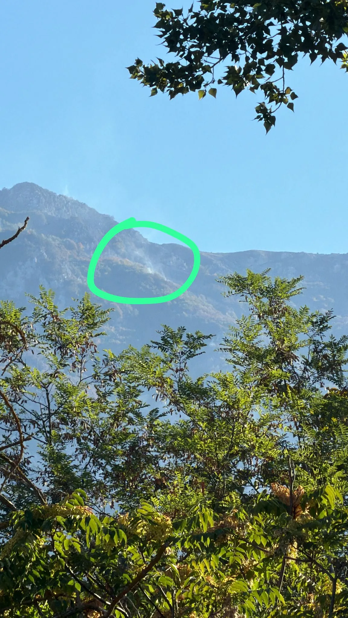 Morrone, pennacchi di fumo in quota. Ma tiene la bonifica